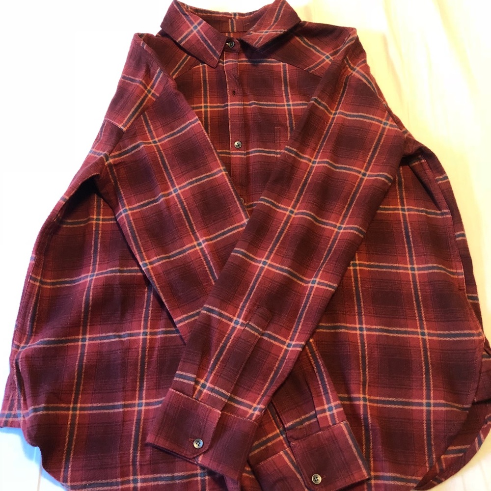 Maroon BillaBong Flannel